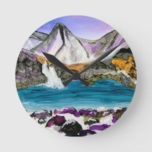 Fairy Pools Skye Scotland Round Clock