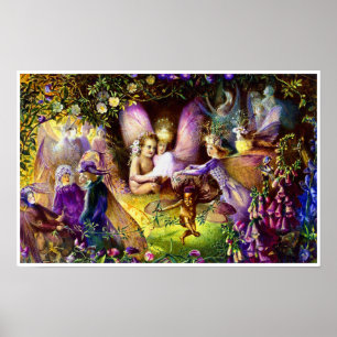 Fairy Poster Print:  Fairy Painting by Fitzgerald