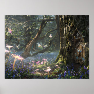 Fairy Poster with Fairy Door