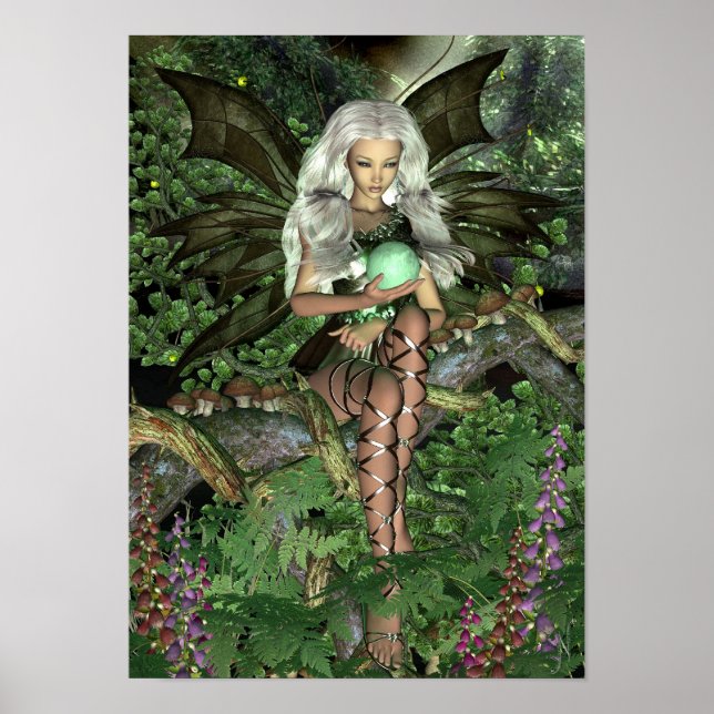 Fairy Poster - Woodland Faerie [A3] (Front)