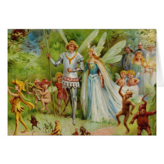 Fairy Prince and Thumbelina in the Magic Wood