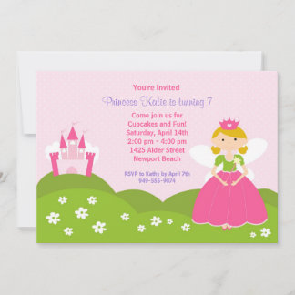 Fairy Princess Birthday Party Invitation