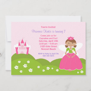 Fairy Princess Birthday Party Invitation