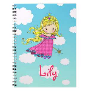 Fairy Princess Custom Notebook - Add Your Name