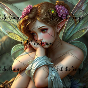 Fairy Princess - Decoupage - Whimsical Tissue Paper