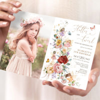 Fairy Princess Flower Garden Girls Birthday Photo