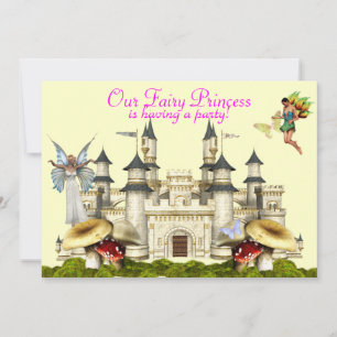 fairy princess invitation