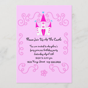 fairy princess invite