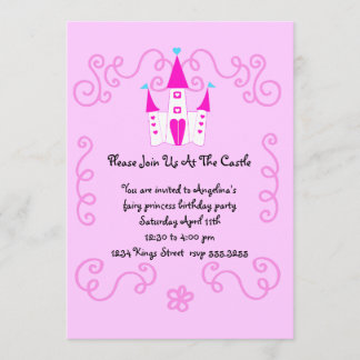 fairy princess invite