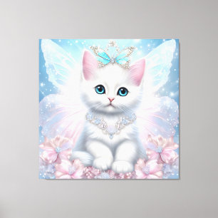 Fairy Princess Kitten Canvas Print