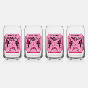 Fairy Princess Magic Gin Can Glass