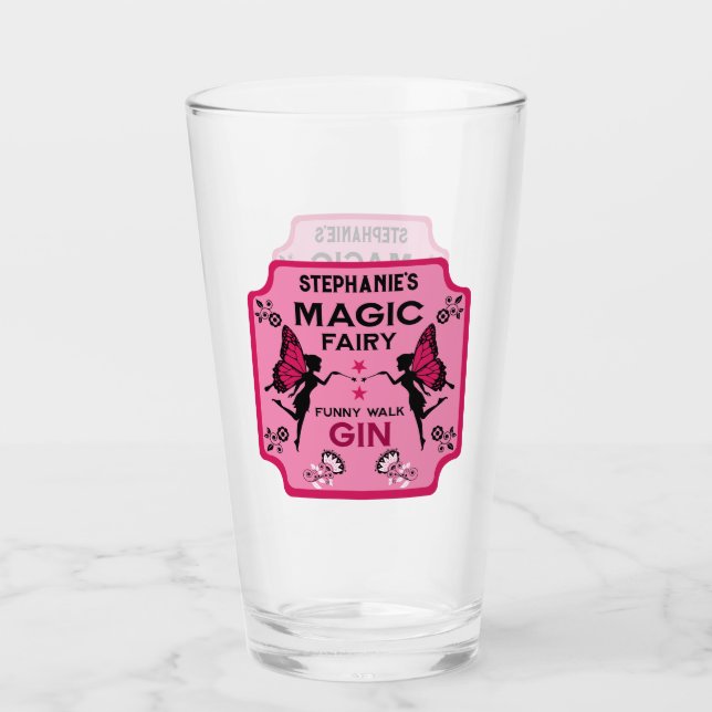 Fairy Princess Magic Gin Glass (Front)