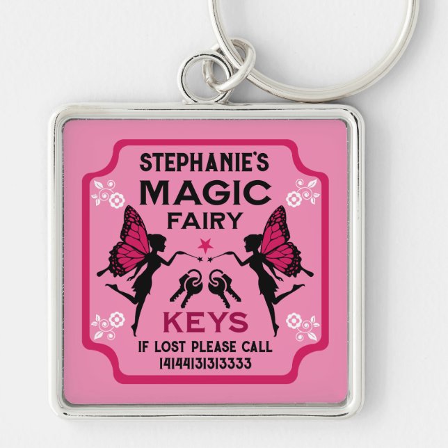 Fairy Princess Magic Key Ring (Front)