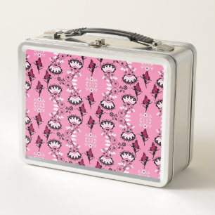 Fairy Princess Pattern Print Metal Lunch Box