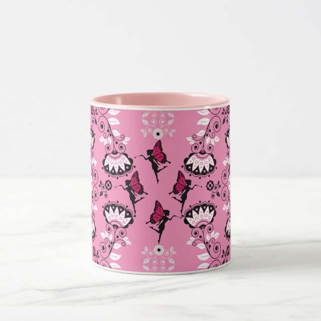 Fairy Princess Pattern Print Mug (Center)