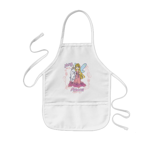Fairy Princess Toddler Baby Kids Apron (Front)