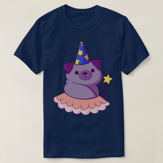 Fairy Pug T-Shirt (Design Front)