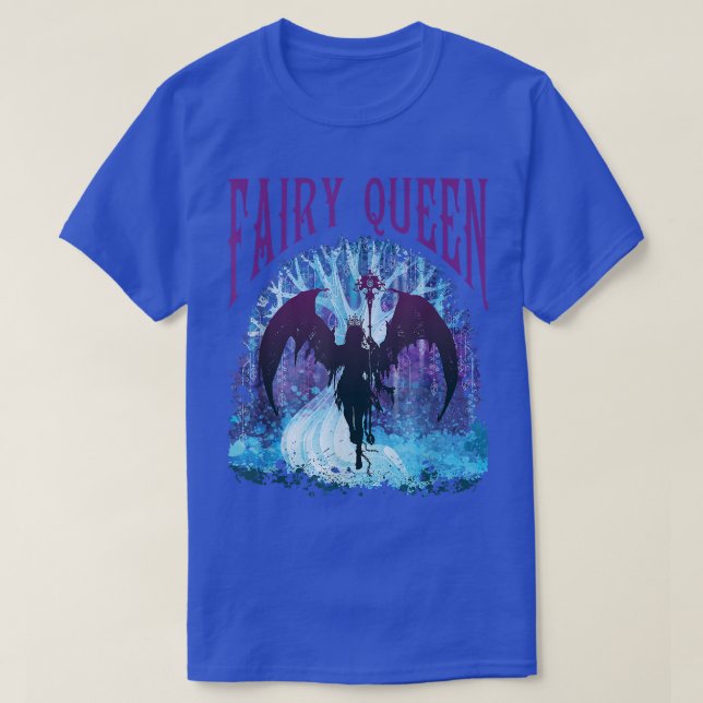 Fairy Queen Grunge Aesthetic Fairycore Dark Goth W T-Shirt (Design Front)