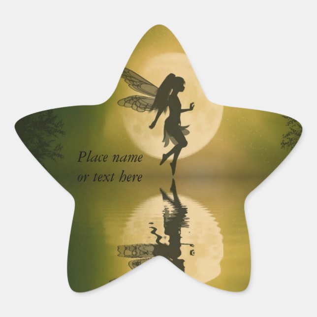 Fairy reflect fairy star sticker (Front)