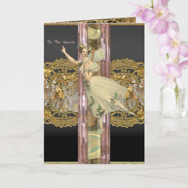 Fairy Reminder Christmas   Card (Orchid)