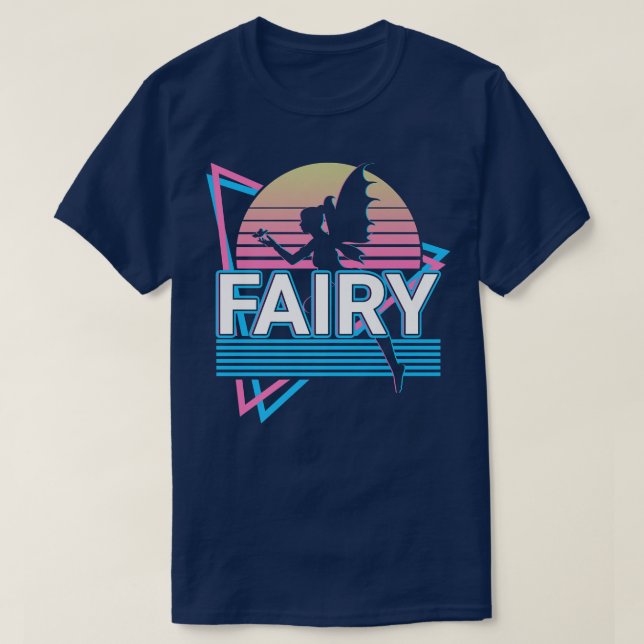 Fairy RetroT-Shirt T-Shirt (Design Front)