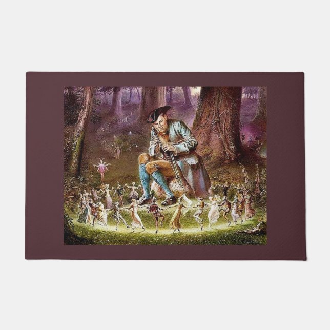 Fairy Ring Dance Celebration Door Mat (Front)