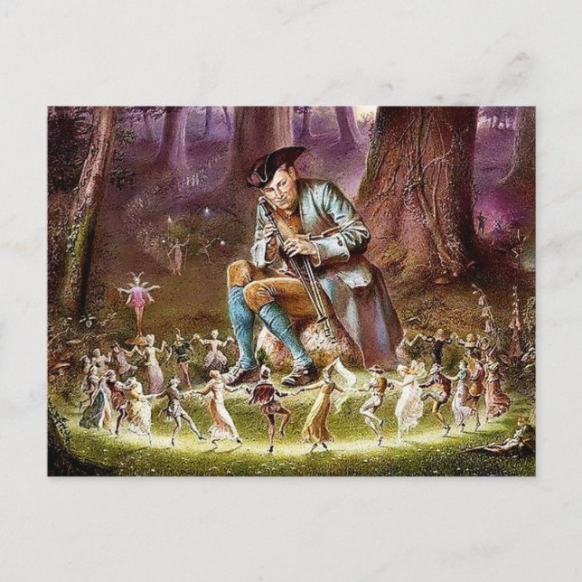 Fairy Ring Dance Celebration Postcard (Front)