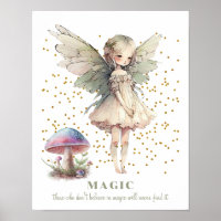 Fairy Saying Magic Girl's Room