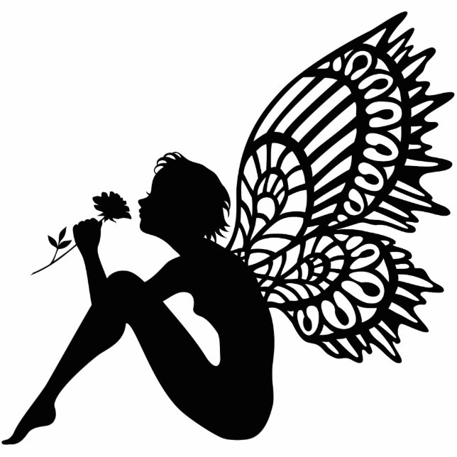 Fairy sculpture standing photo sculpture (Front)