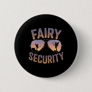 Fairy Security Birthday Family Halloween Costume D 6 Cm Round Badge