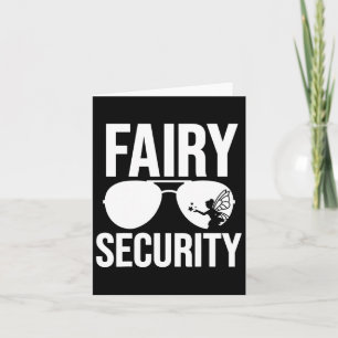 Fairy Security Birthday Family Halloween Costume D Card