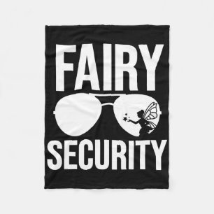Fairy Security Birthday Family Halloween Costume D Fleece Blanket
