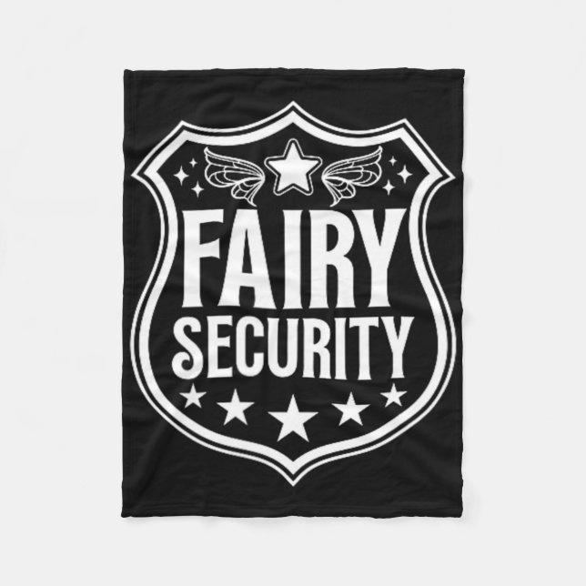 Fairy Security Birthday Halloween Costume Kids Boy Fleece Blanket (Front)