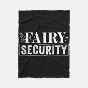 Fairy Security Birthday Halloween Fleece Blanket