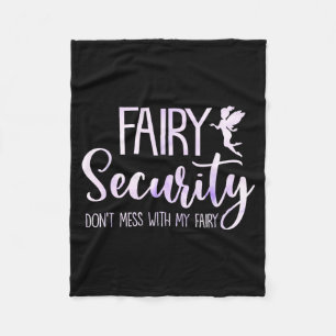 Fairy Security Colourful Halloween Family Matching Fleece Blanket