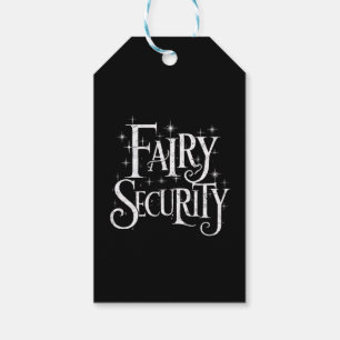 Fairy Security Funny Halloween Costume Gift Tags