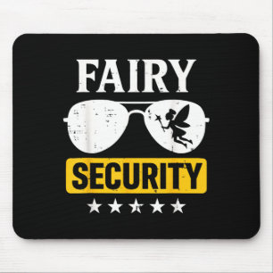 Fairy Security Funny Halloween Costume Squad Men Mouse Mat