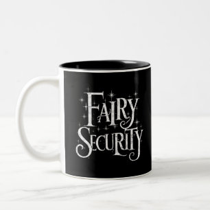 Fairy Security Funny Halloween Costume  Two-Tone Coffee Mug