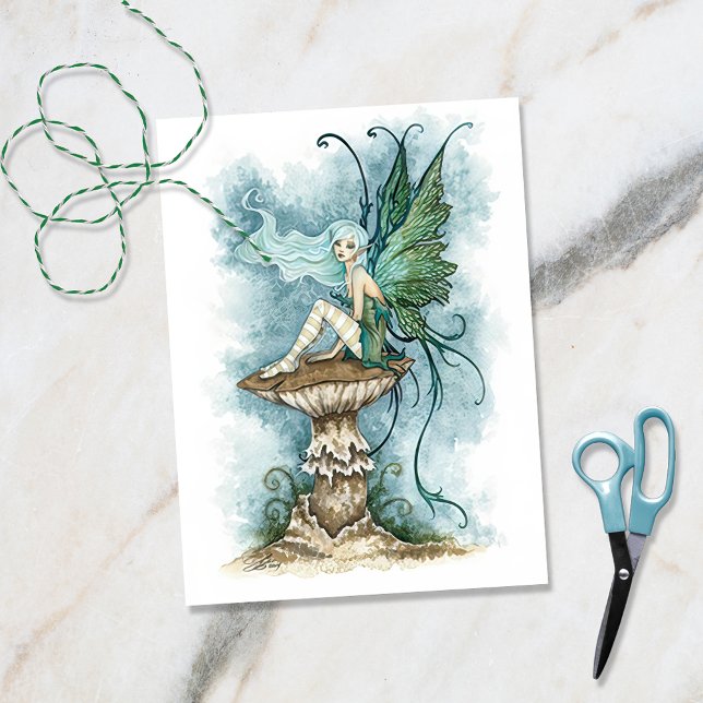 Fairy Setting On A Mushroom Tissue Paper (Creator Uploaded)