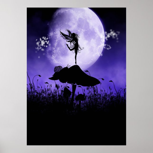 Fairy Silhouette 2 Poster (Front)