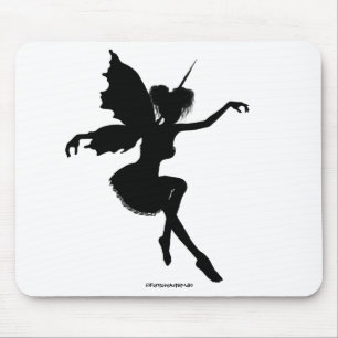 Fairy Silhouette Pose 25 Mouse Mat