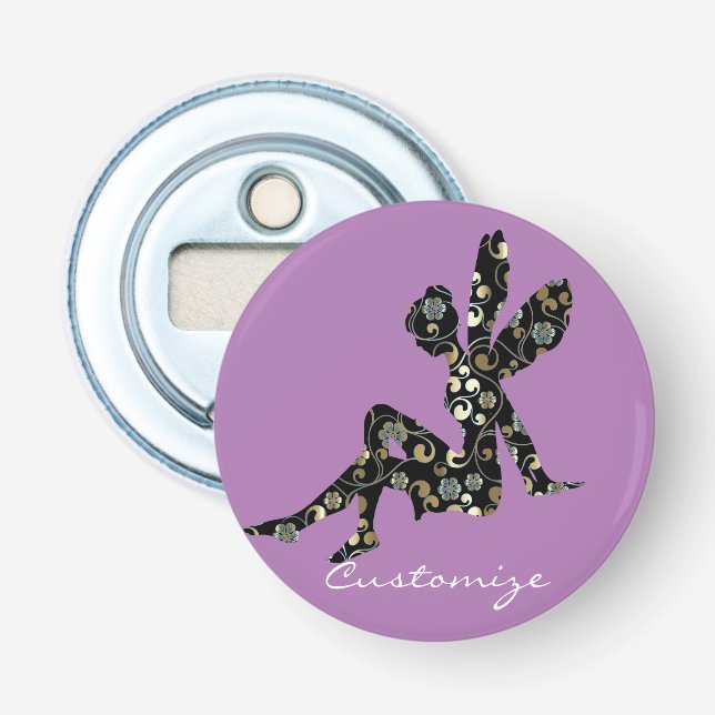 Fairy Silhouette Thunder_Cove Bottle Opener (Front)