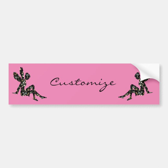 Fairy Silhouette Thunder_Cove Bumper Sticker (Front)