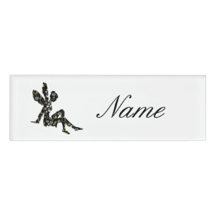 Fairy Silhouette Thunder_Cove Name Tag