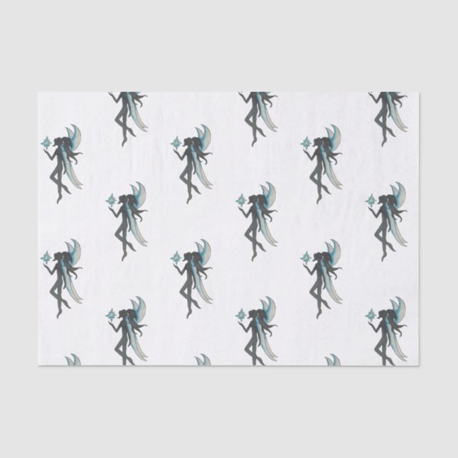 Fairy silhouette tissue paper (Front)