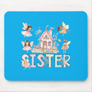 Fairy Sister Magical Fairytale Birthday Girl Mouse Mat