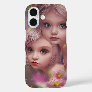 Fairy Sisters Amongst the Flowers in the Forest iPhone 16 Case