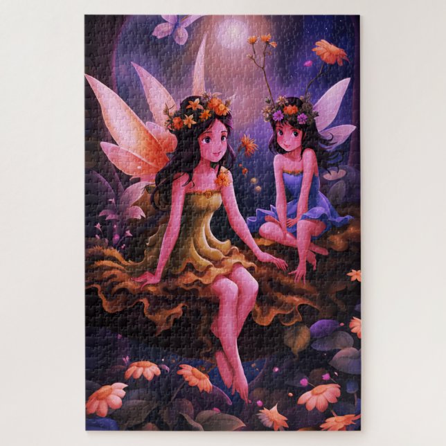 Fairy Sisters Jigsaw Puzzle (Vertical)