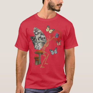 Fairy Skeletton Butterfly Fairycore Aesthetic Cott T-Shirt