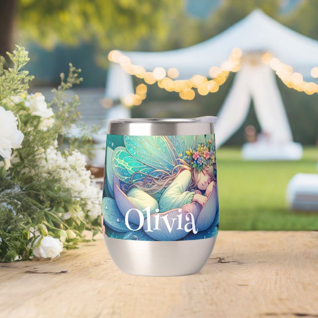 Fairy Sleeping on a Flower Fairytale Personalised (Wedding)